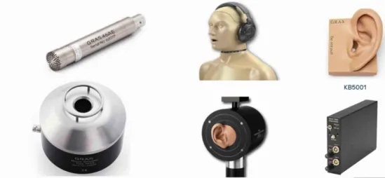 仿真軀干、仿真嘴、人工耳、自由場麥克風等高端配件